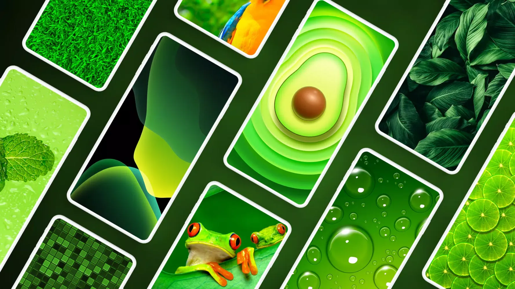 Tangkapan layar Green Wallpapers 4K