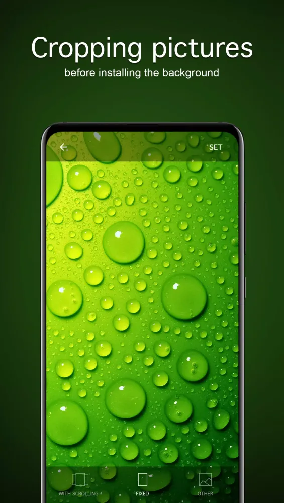 Tangkapan layar Green Wallpapers 4K