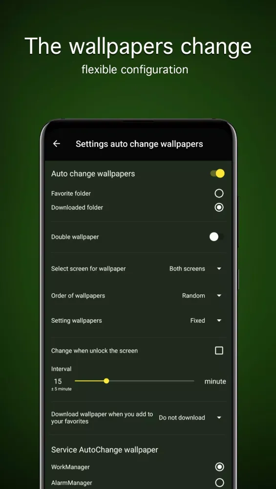 Tangkapan layar Green Wallpapers 4K