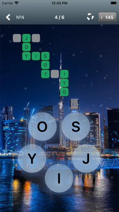 Tangkapan skrin Crosswords mini