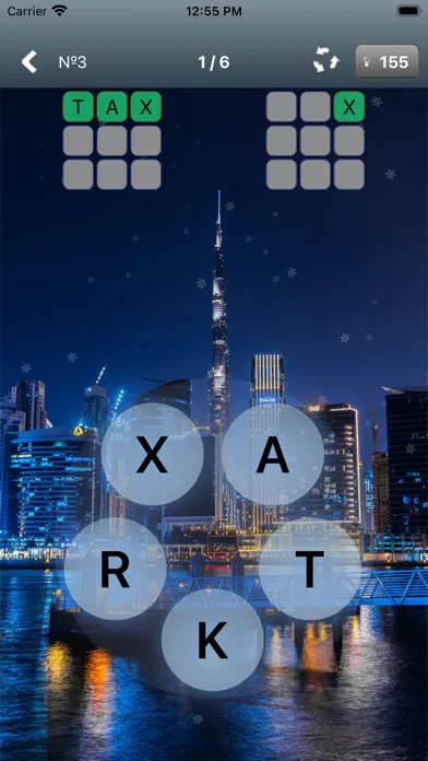 Tangkapan skrin Crosswords mini