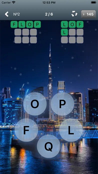 Tangkapan skrin Crosswords mini
