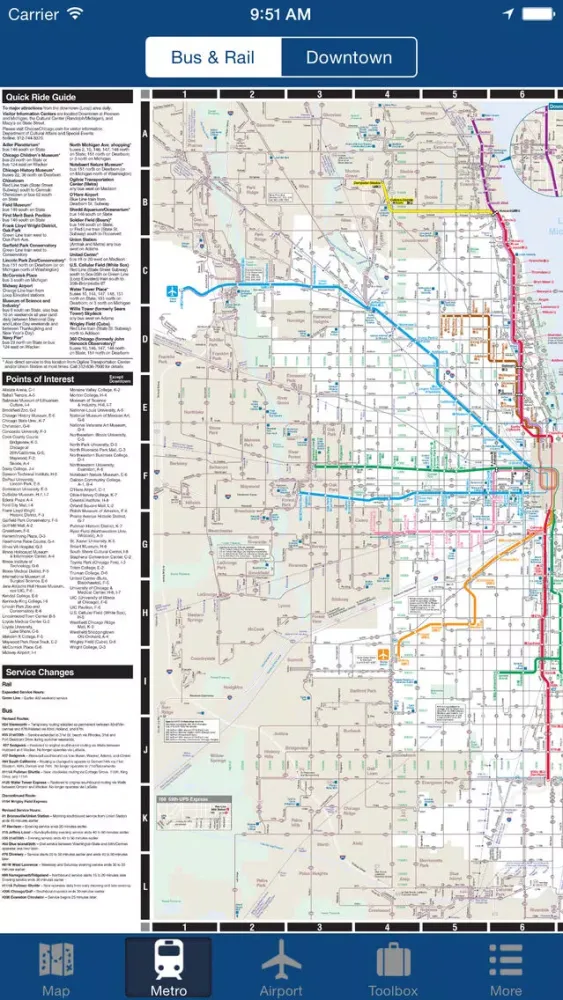 Capturas de pantalla de Chicago Offline Map - City Metro Airport