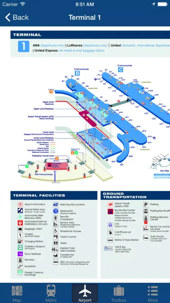 Capturas de pantalla de Chicago Offline Map - City Metro Airport