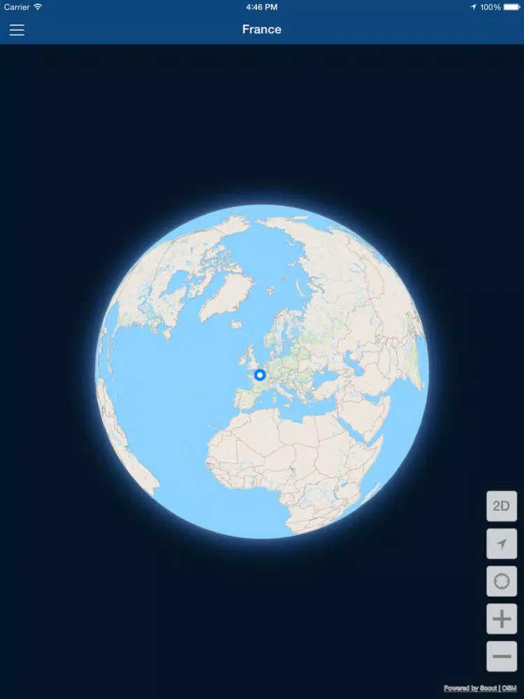 France Offline Travel Map iPad  স্ক্রিনশট