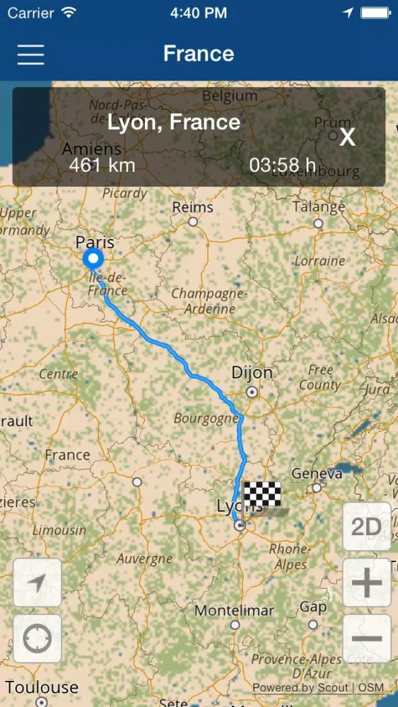 France Offline Travel Map স্ক্রিনশট