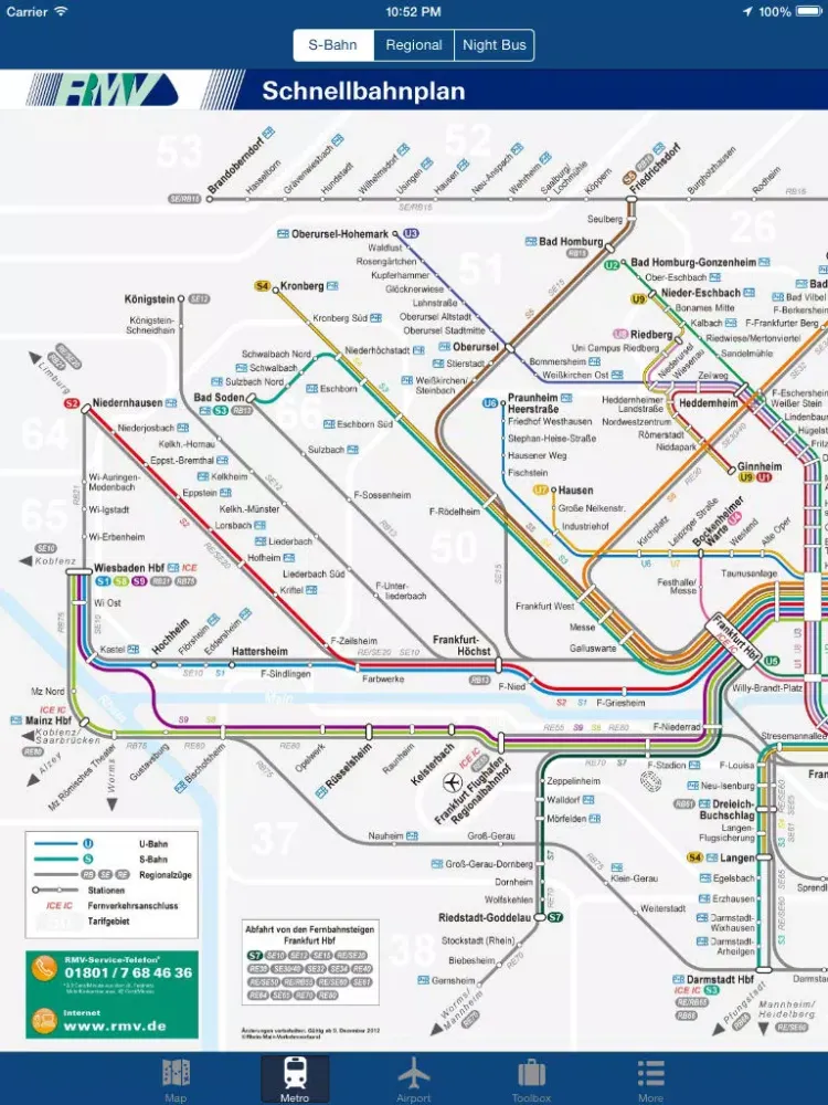 Tangkapan layar Frankfurt Offline Map - City Metro Airport iPad 