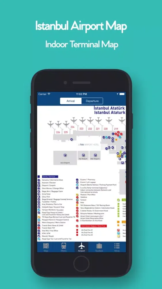Istanbul Offline Map, Metro應用截圖