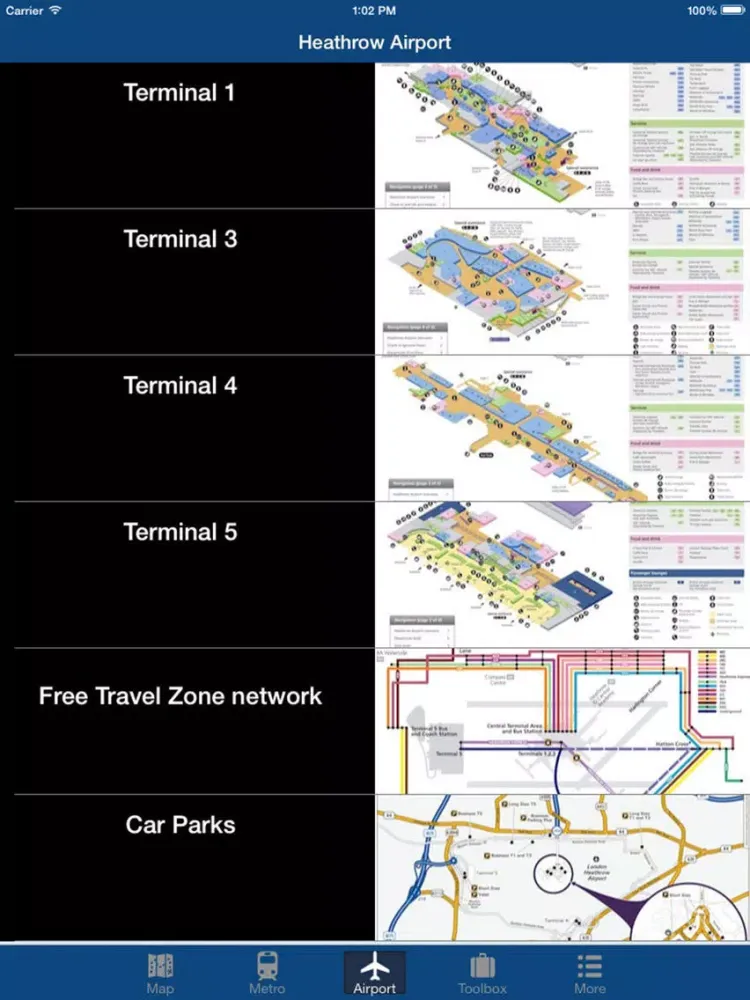 London Offline Map, Metro iPad  سکرین شاٹس