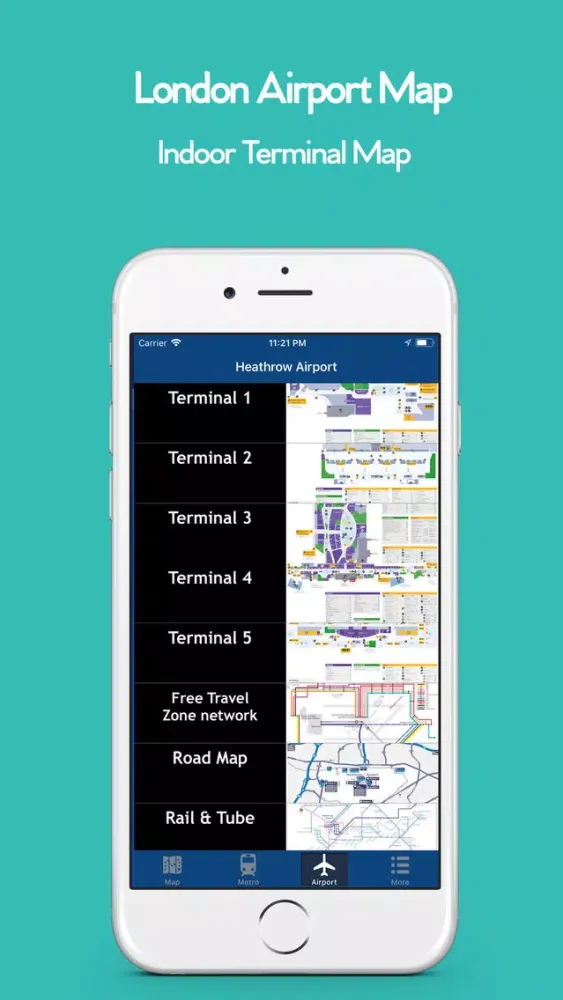 London Offline Map, Metro سکرین شاٹس