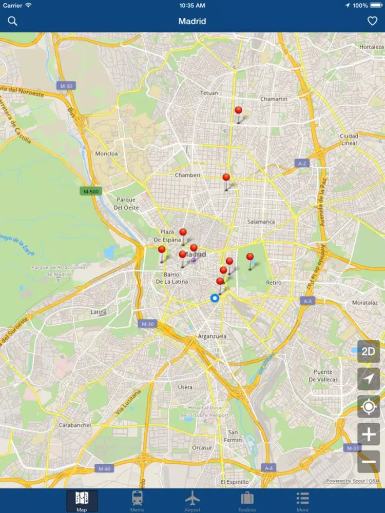 Captures d'écran de Madrid Offline Map - Metro iPad 
