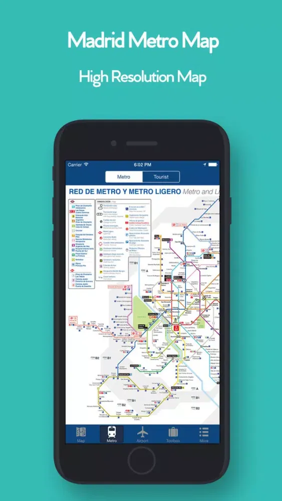 Captures d'écran de Madrid Offline Map - Metro