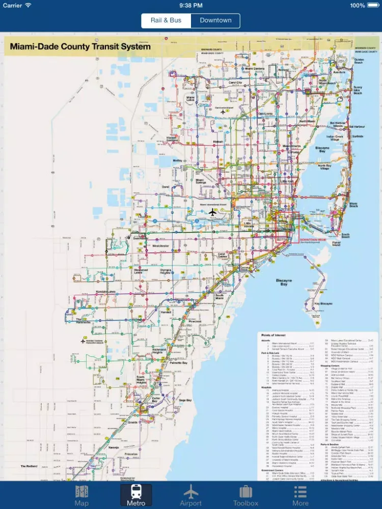 Tangkapan skrin Miami Offline Map - City Metro Airport iPad 