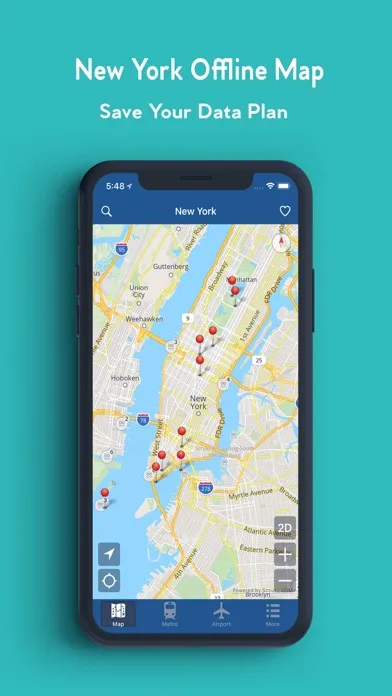 New York Offline Map स्क्रीनशॉट