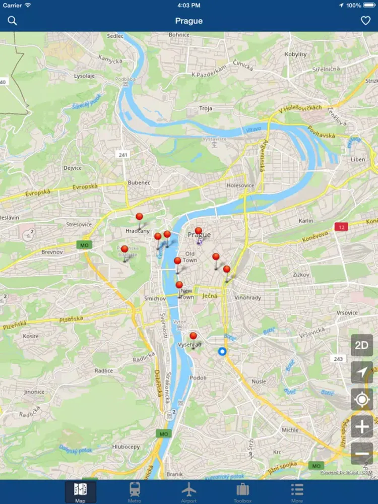 صور Prague Offline Map - Metro iPad 