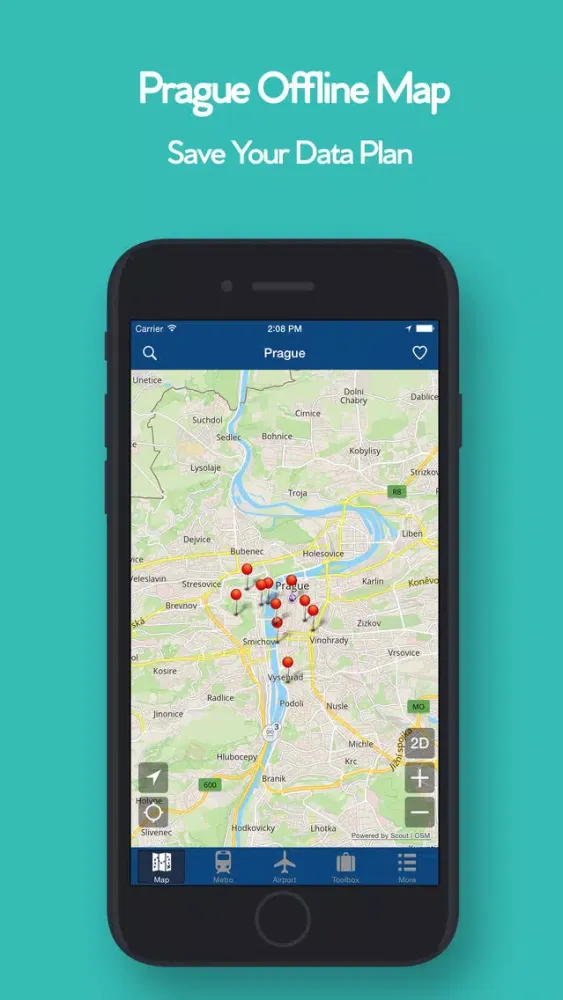 صور Prague Offline Map - Metro
