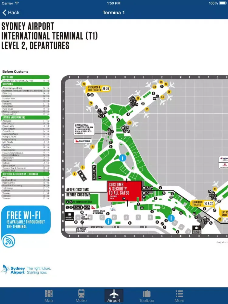 Sydney Offline Map - City Metro Airport iPad  Screenshots