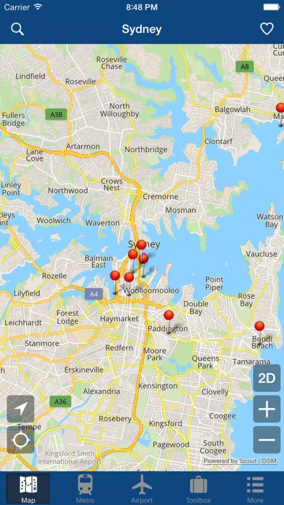 Sydney Offline Map - City Metro Airport Screenshots