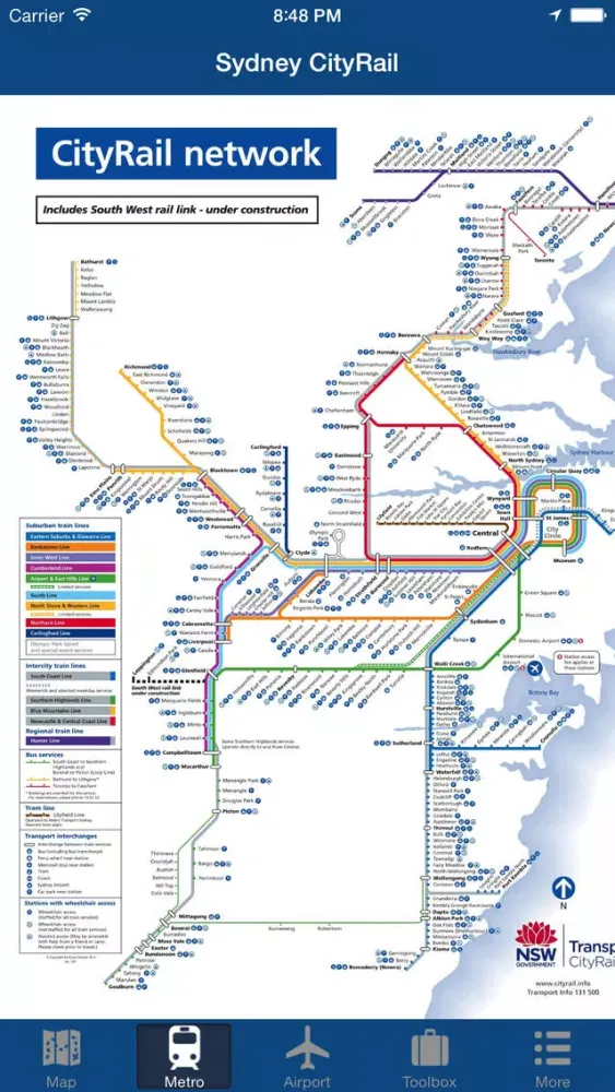 Sydney Offline Map - City Metro Airport Screenshots