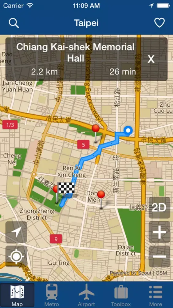 Captures d'écran de Taipei Offline Map - City Metro Airport