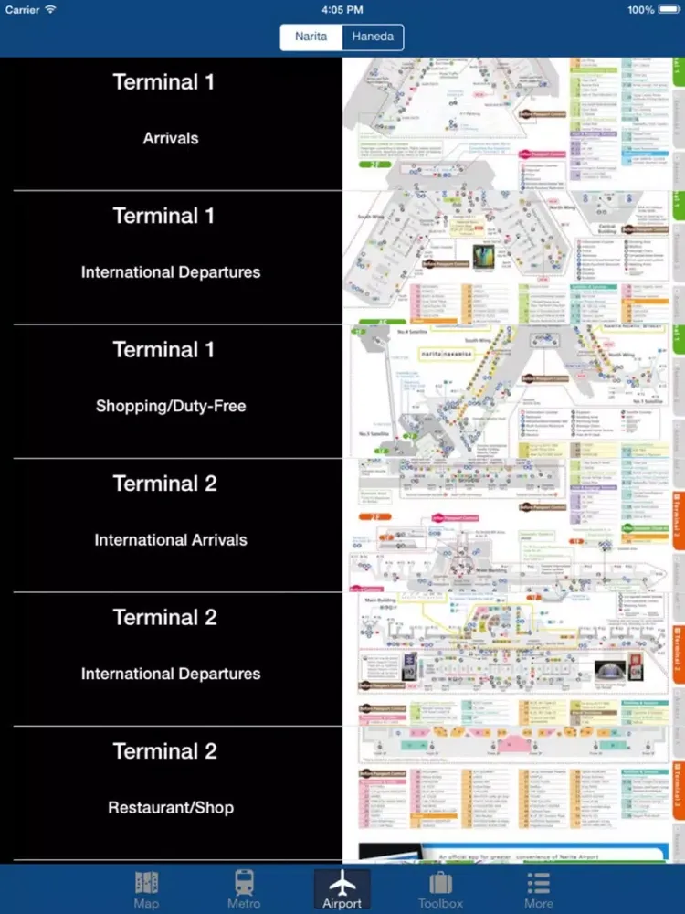 ภาพหน้าจอของ Tokyo Offline Map, Metro iPad 