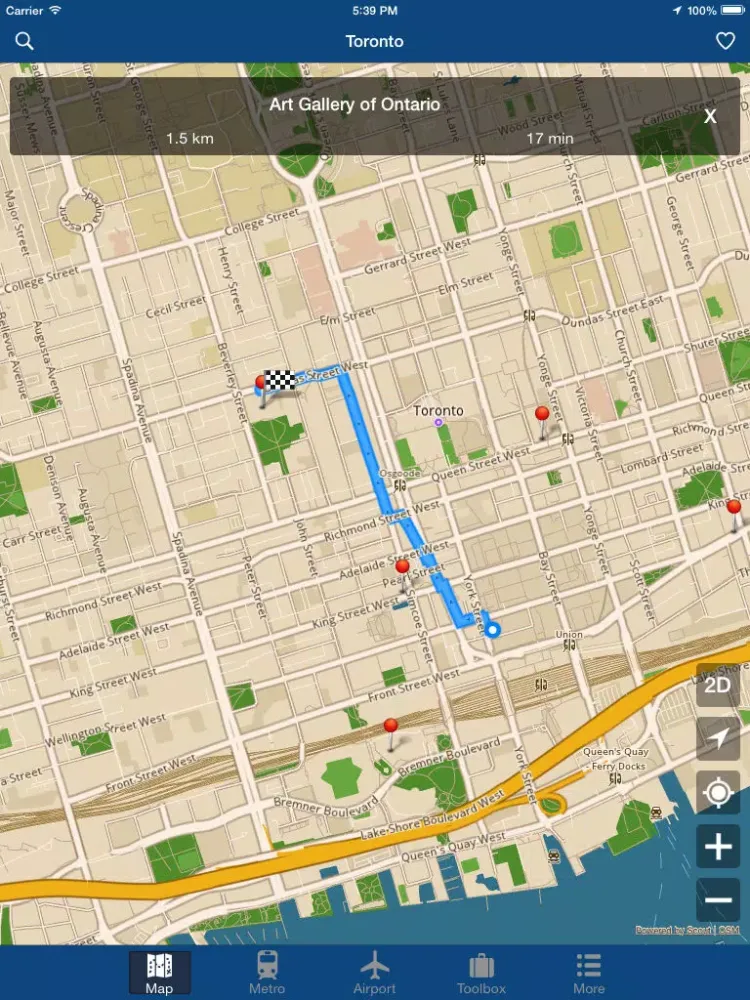 تصاویر Toronto Offline Map - City Metro Airport iPad 