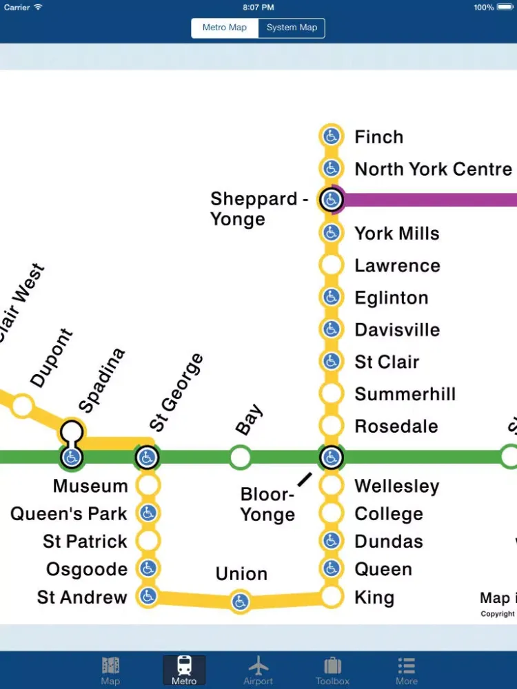 تصاویر Toronto Offline Map - City Metro Airport iPad 