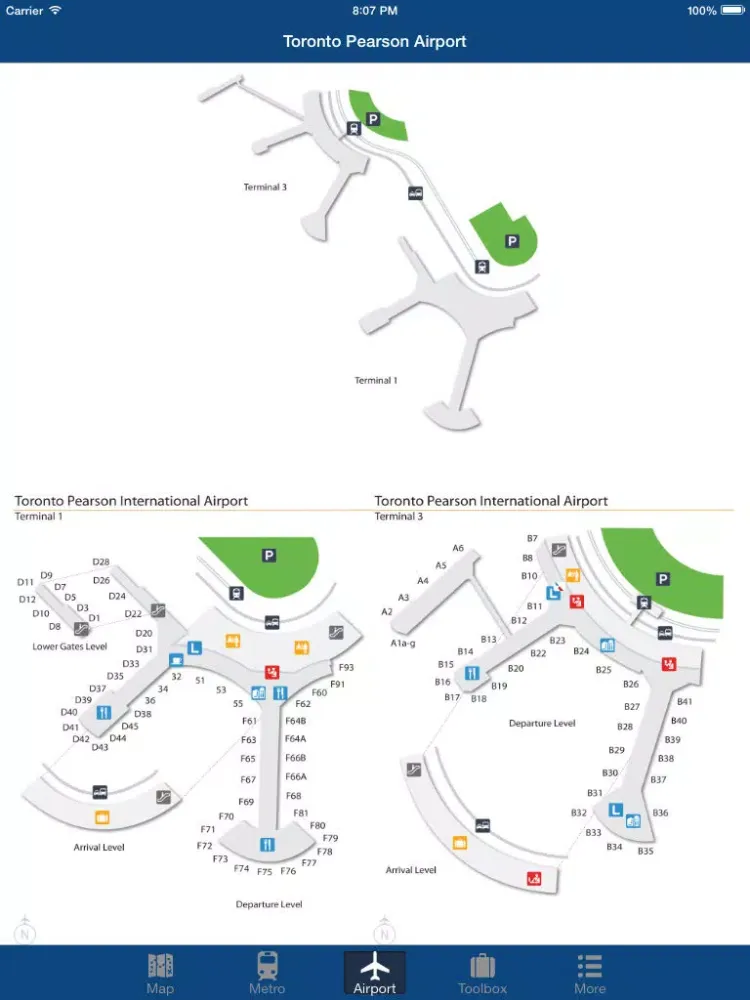 تصاویر Toronto Offline Map - City Metro Airport iPad 