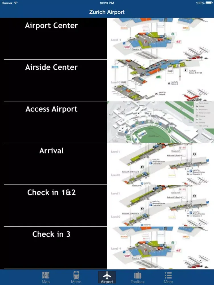 Zurich Offline Map - City Metro Airport iPad 应用截图