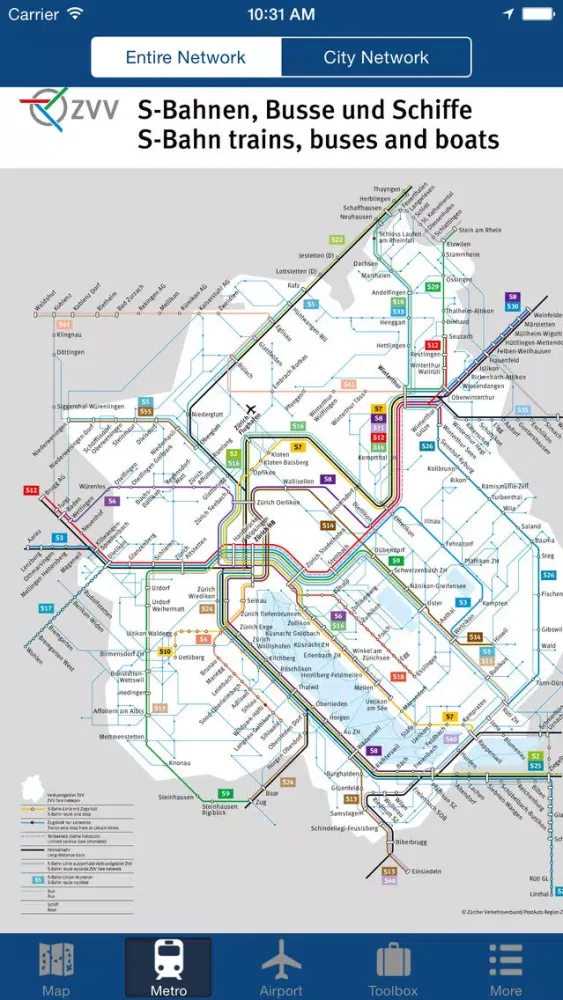 Zurich Offline Map - City Metro Airport应用截图
