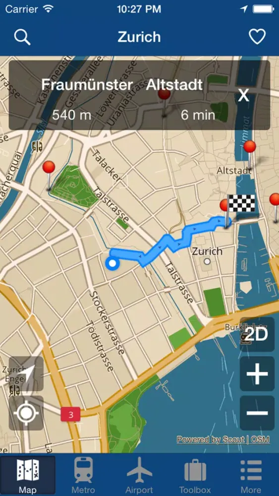 Zurich Offline Map - City Metro Airport应用截图