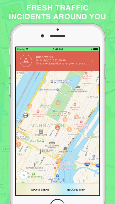 Green Wave - Traffic Cameras and Live Alerts, Maps سکرین شاٹس