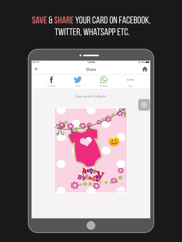 Birthday Cards : The Card Shop for all occasion iPad 应用截图