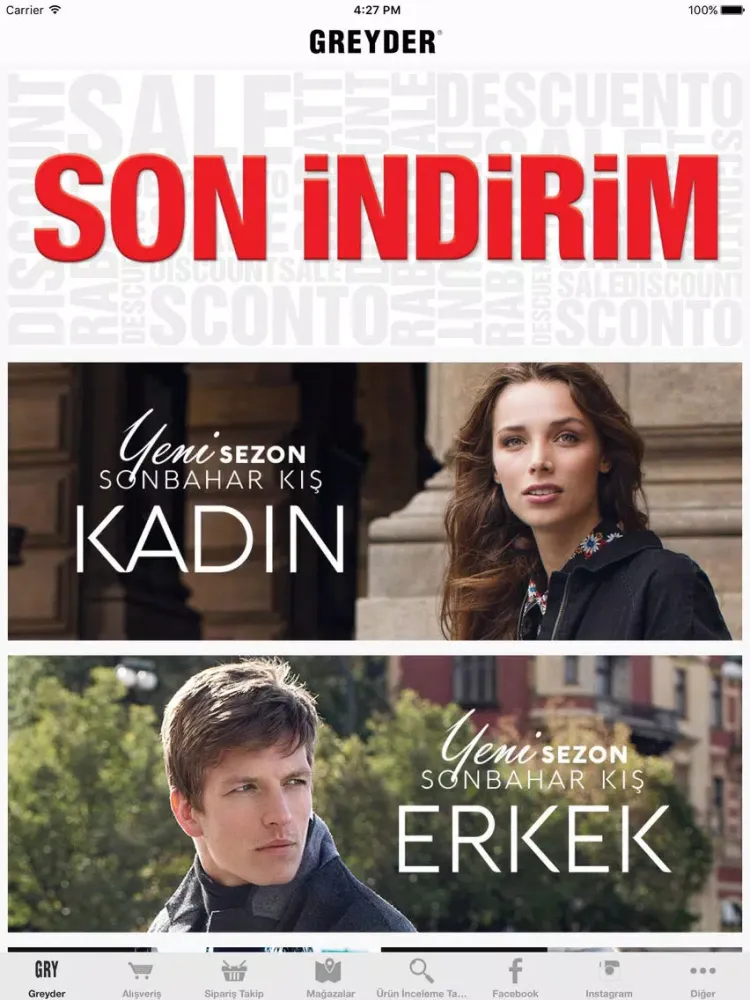 Captures d'écran de Greyder Ayakkabı iPad 