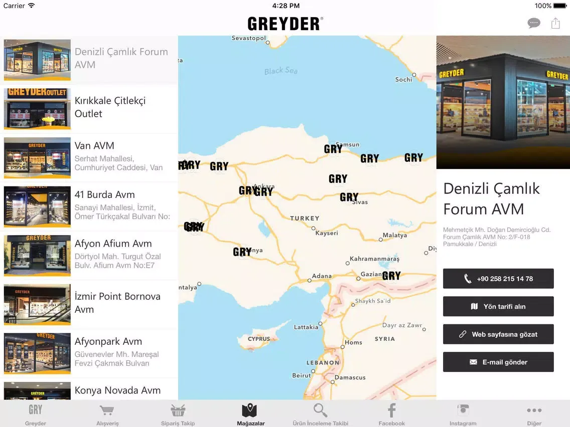 Captures d'écran de Greyder Ayakkabı iPad 