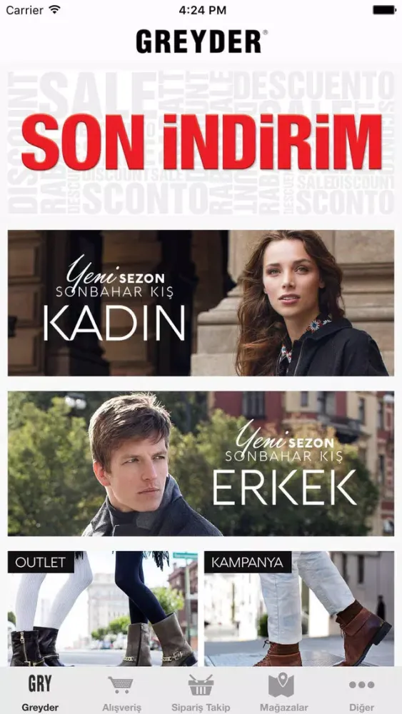 Captures d'écran de Greyder Ayakkabı