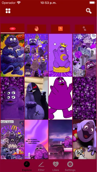 Capturas de pantalla de Monster Grimace Shaake walls
