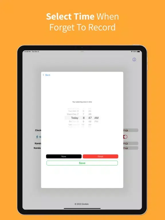 Zrzuty ekranu Bah-Soo Attendance Calculator iPad 