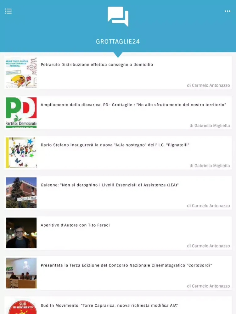 Grottaglie24 iPad  Screenshots