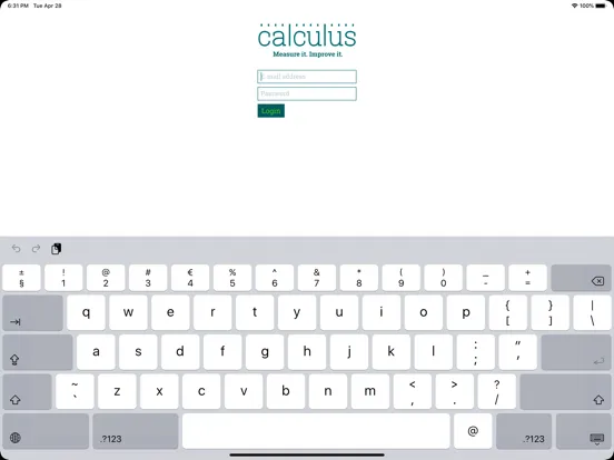 Tangkapan skrin Calculus - field tool iPad 