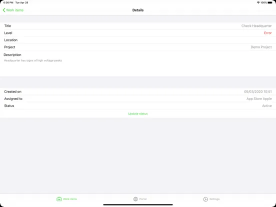 Tangkapan skrin Calculus - field tool iPad 