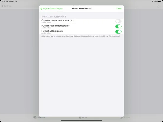 Tangkapan skrin Calculus - field tool iPad 