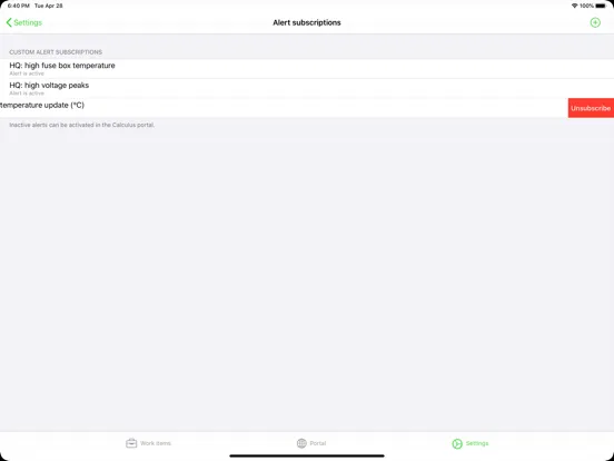 Tangkapan skrin Calculus - field tool iPad 