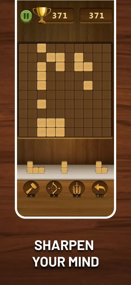 Capturas de pantalla de Wood Qblock・Woody Puzzle Block