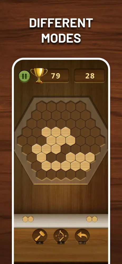 Capturas de pantalla de Wood Qblock・Woody Puzzle Block