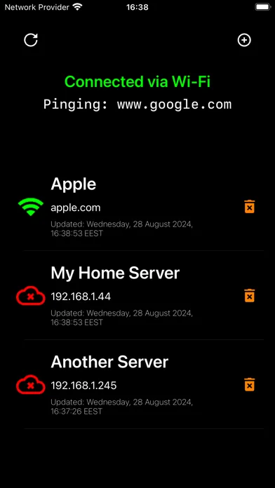 Pinger - Endpoint pinging App Ekran Görüntüleri