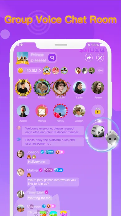 تصاویر SADIQ - Group Voice Chat Room