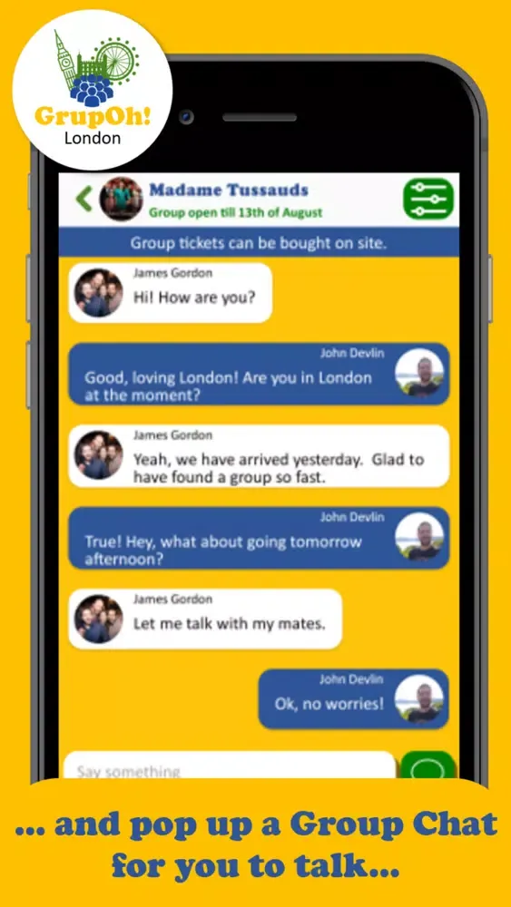 Zrzuty ekranu GrupOh! London