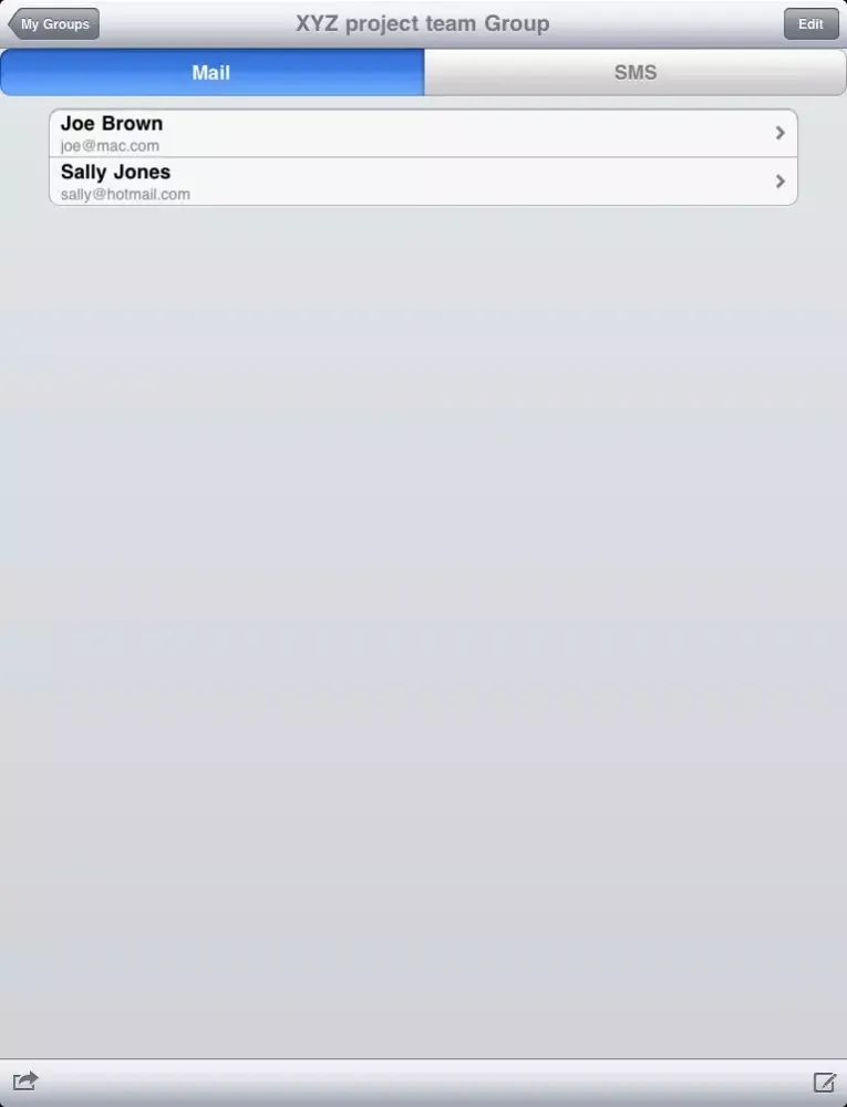 Zrzuty ekranu Group Messenger iPad 