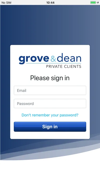 Zrzuty ekranu Grove and Dean Insurance